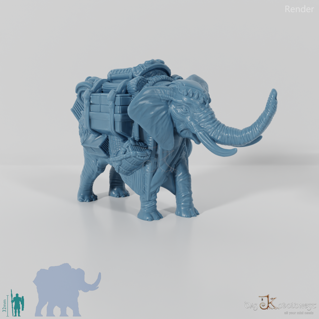 Elephant - pack elephant