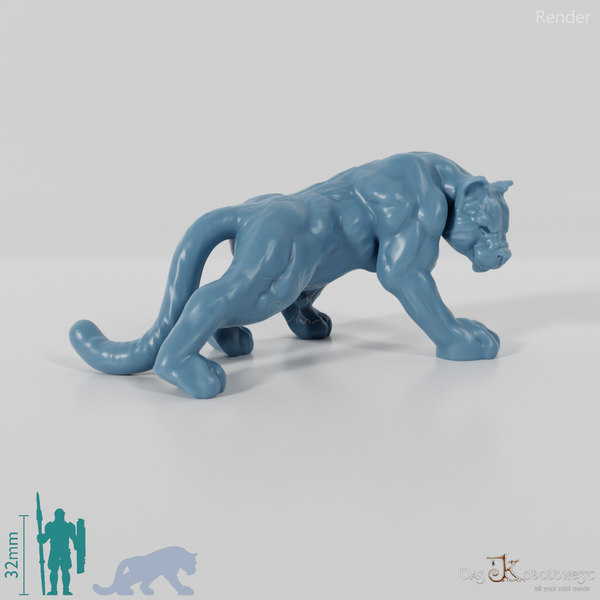 Big cat - stalking panther