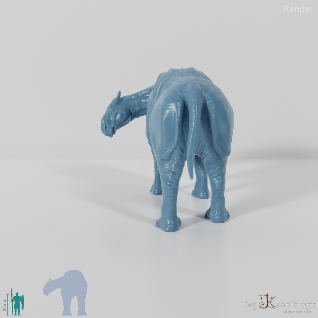 Paraceratherium 03 - StoneAxe Miniatures