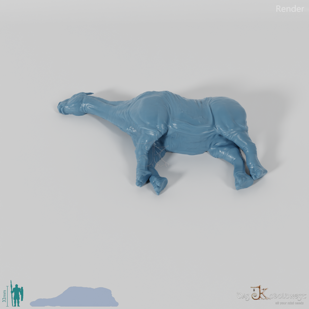 Paraceratherium 05 (Kadaver) - StoneAxe Miniatures