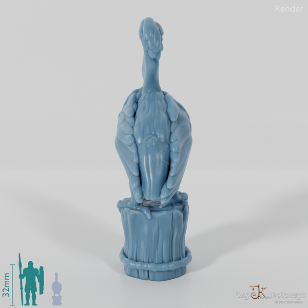 Bird - Pelican on wooden pillar