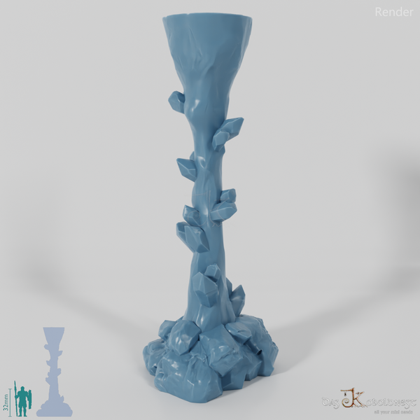 Kristallene Tropfsteinsäulen