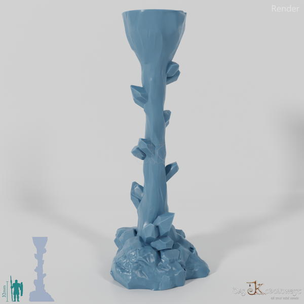 Kristallene Tropfsteinsäulen