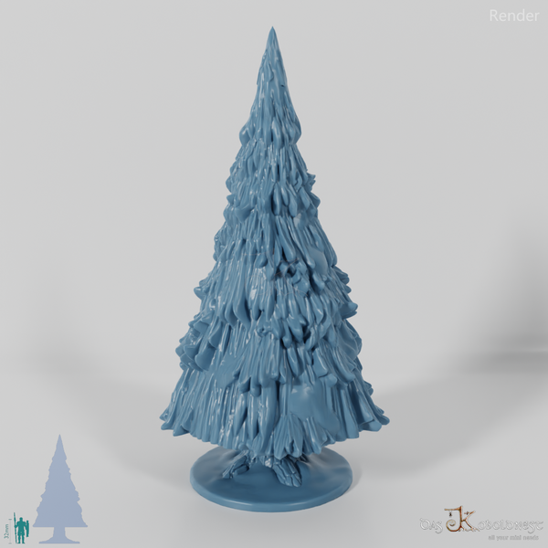 Snowy big fir tree B