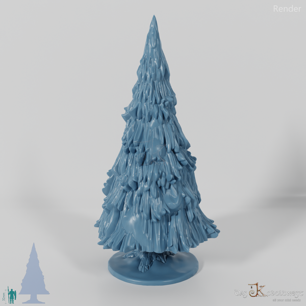 Snowy big fir tree B