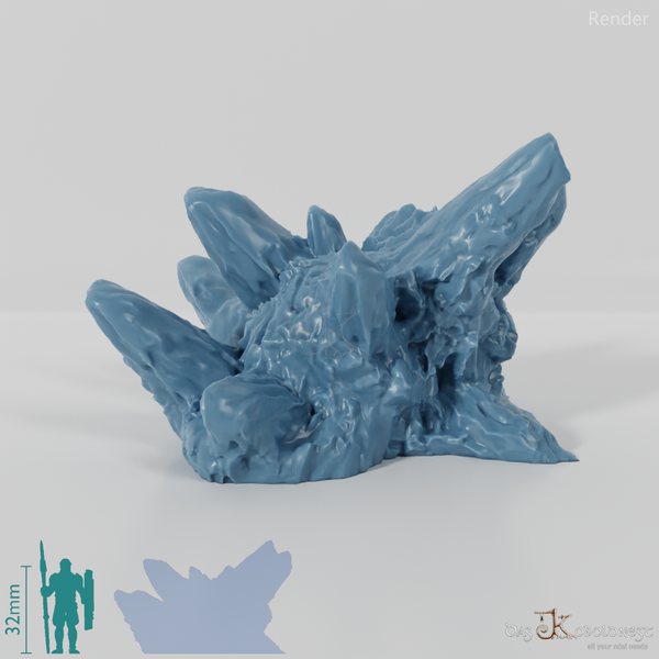 Porous rock formation E