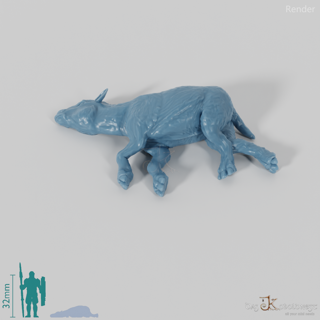 Propalaeotherium 06 (Kadaver) - StoneAxe Miniatures