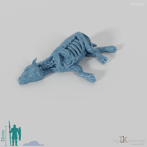 Propalaeotherium 07 (Cadaver) - StoneAxe Miniatures