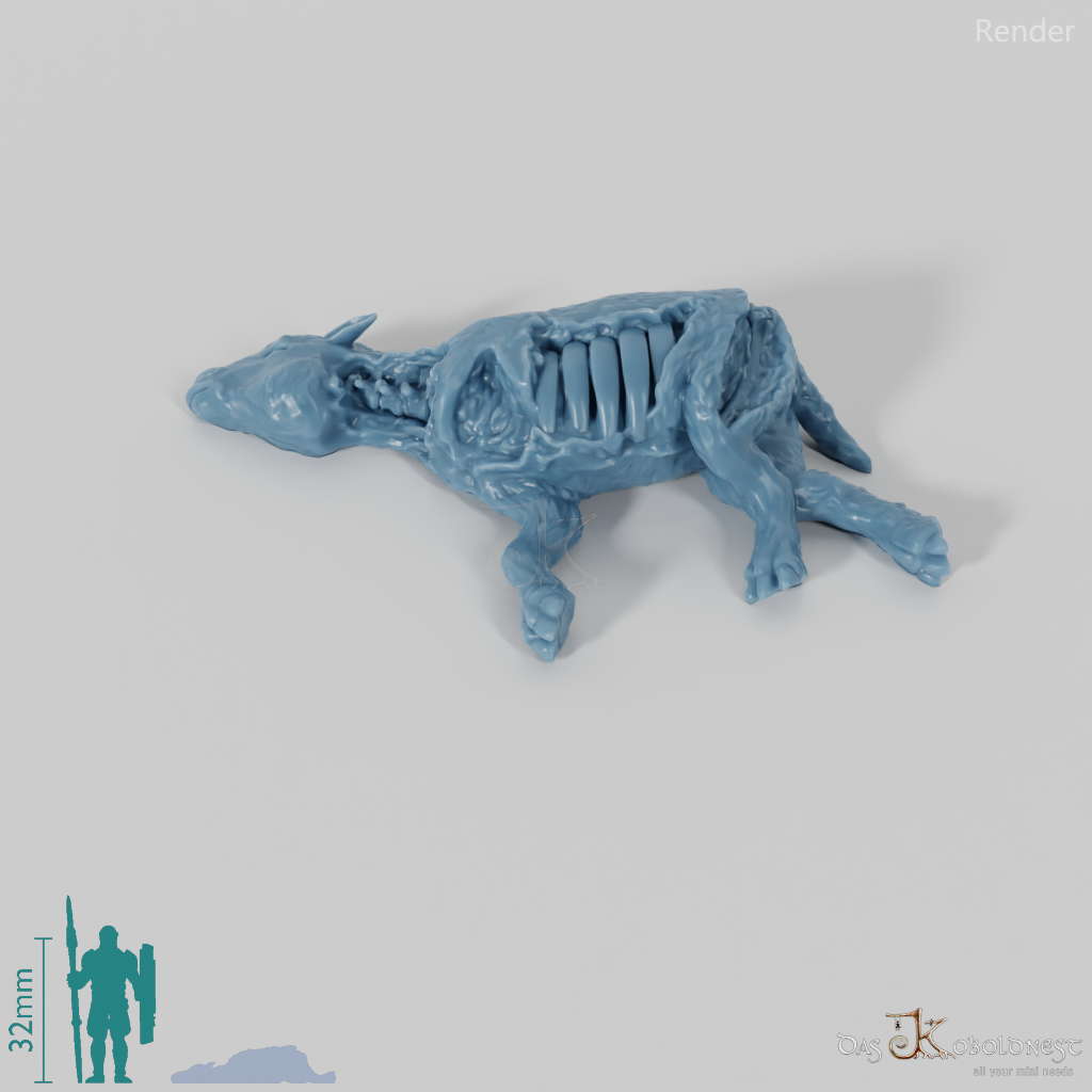 Propalaeotherium 07 (Kadaver) - StoneAxe Miniatures