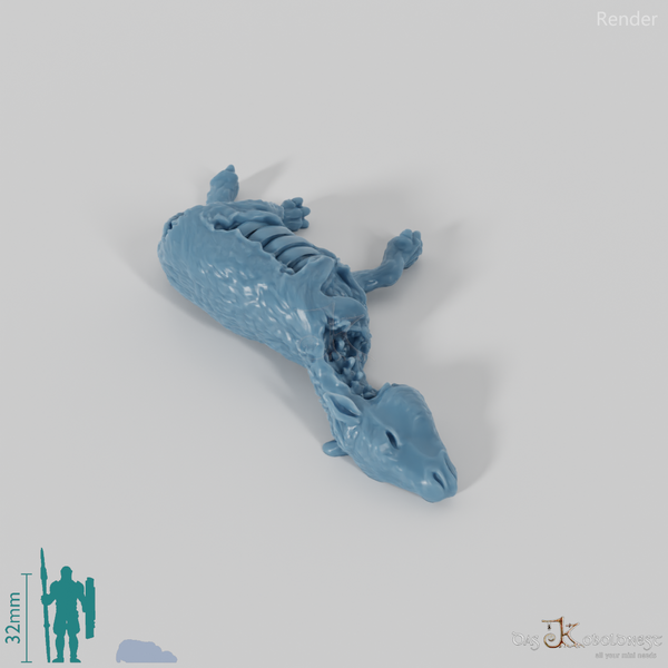 Propalaeotherium 07 (Cadaver) - StoneAxe Miniatures