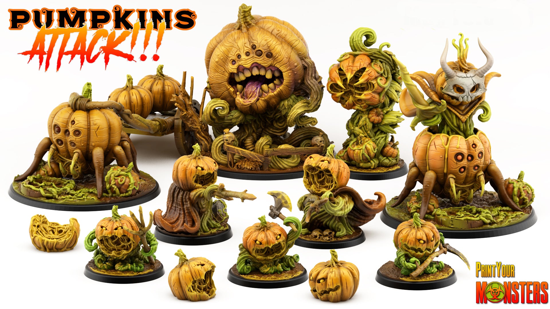 Attack of the Pumpkins - Complete Set