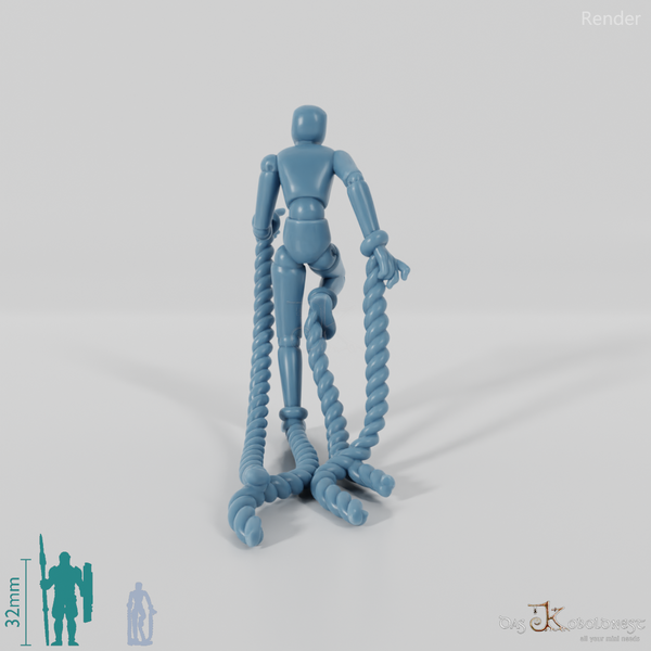 Animierte Marionette - Rennend 02