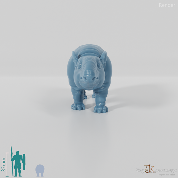 Pyrotherium 04 (Cub) - StoneAxe Miniatures