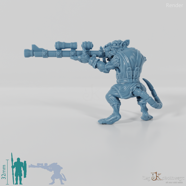 Rat Folk Sniper Set with Barricades