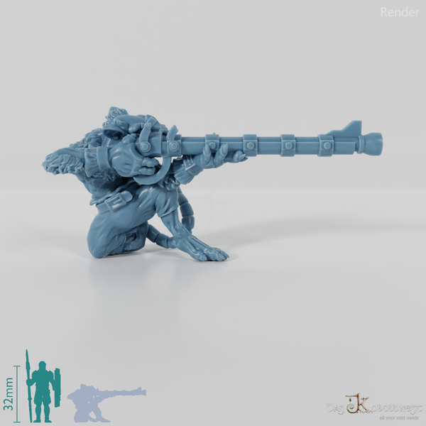 Rat Folk Sniper Set with Barricades