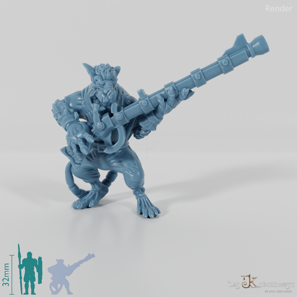 Rat Folk Sniper Set with Barricades