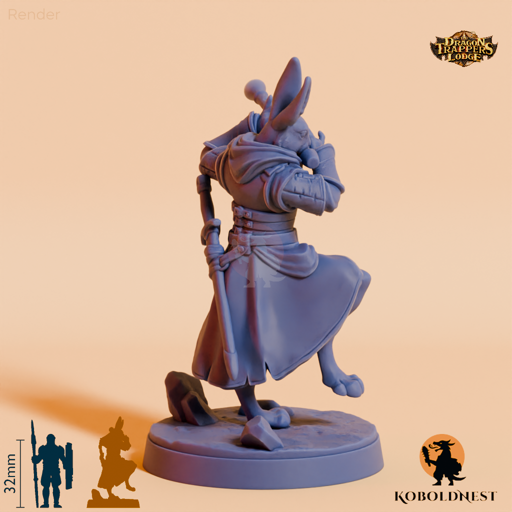 Harefolk flute player