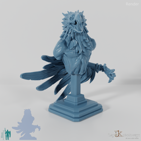 Büste - Räuberischer Vogel