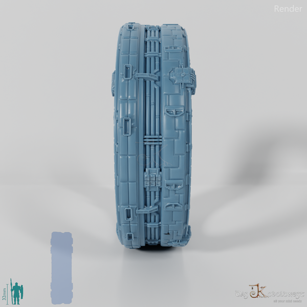 Large rotating ring station