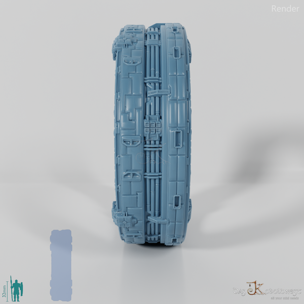 Large rotating ring station