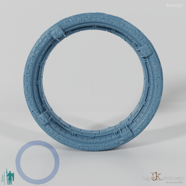 Large rotating ring station