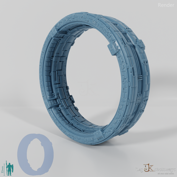 Large rotating ring station