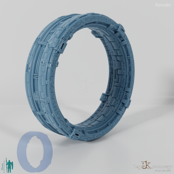 Large rotating ring station