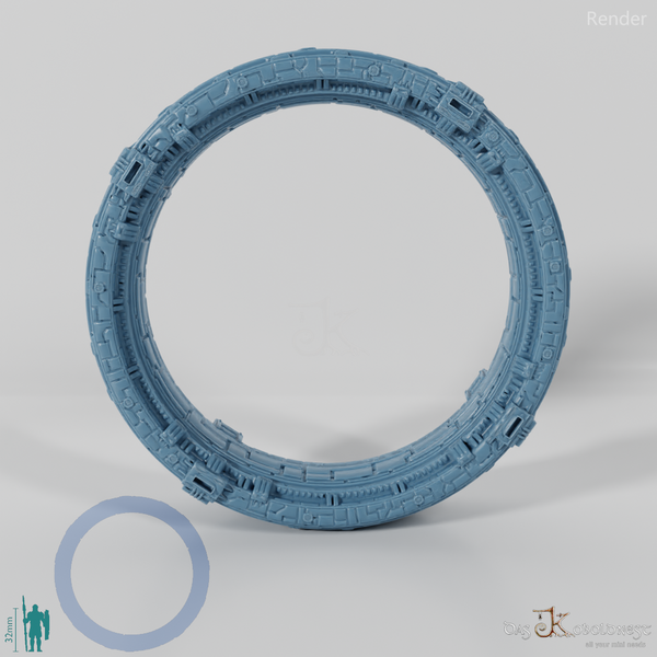 Large rotating ring station