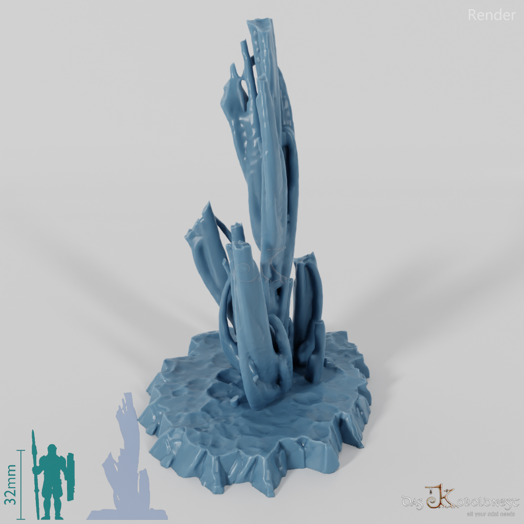 Martian stalagmites