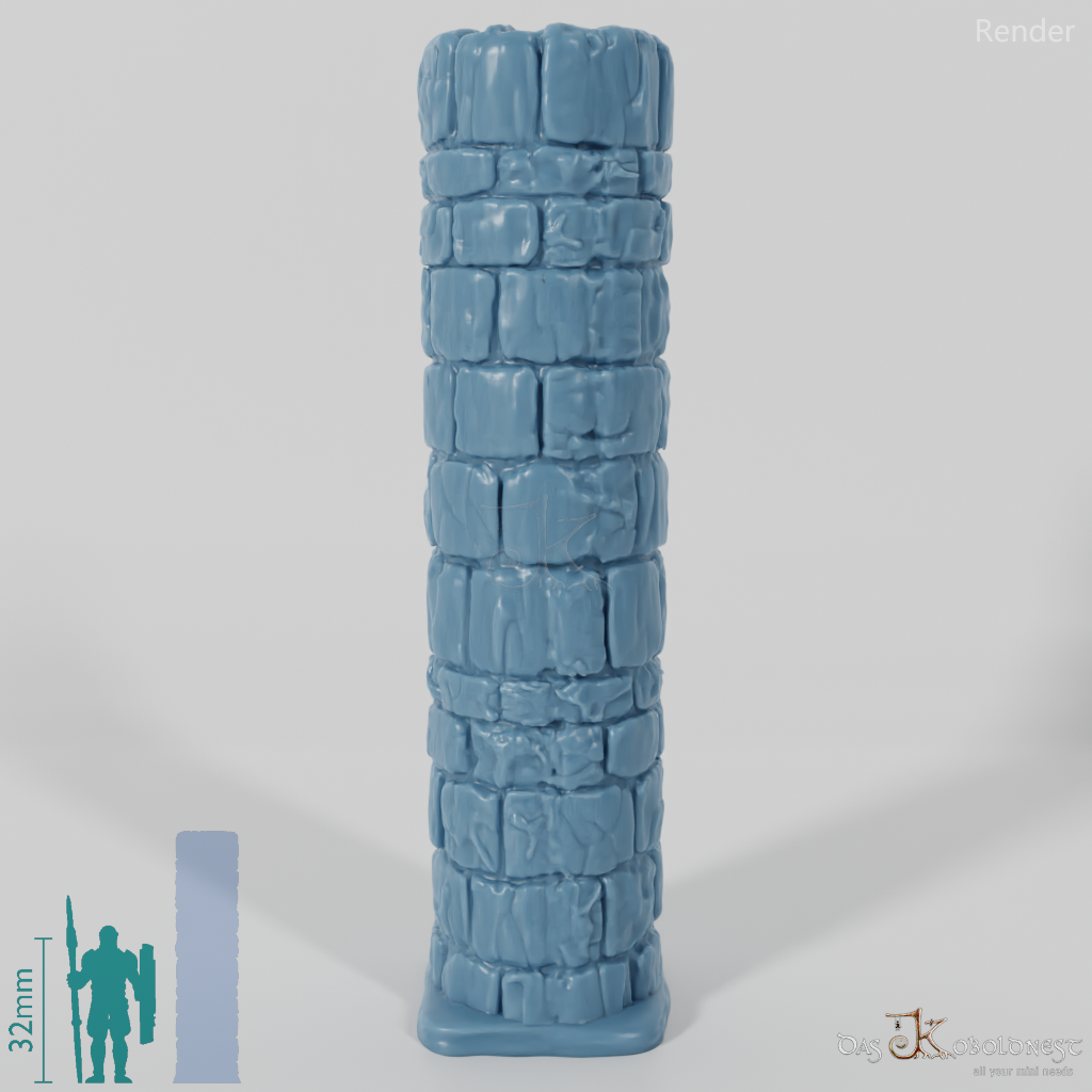 Column - Rough Stone Column Round 03