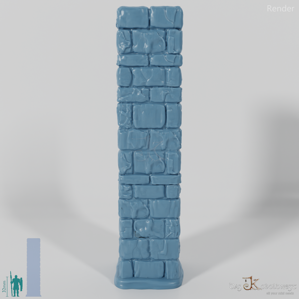 Column - Rough Stone Column Square 01