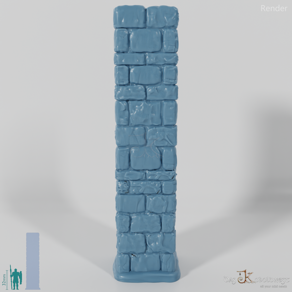 Column - Rough Stone Column Square 01
