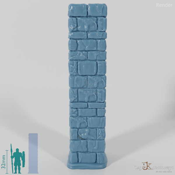 Column - Rough Stone Column Square 03