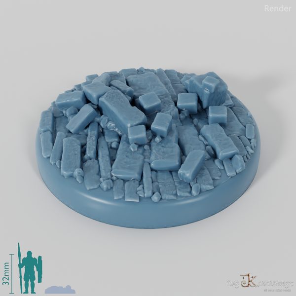Stone Ruins Bases (Round)
