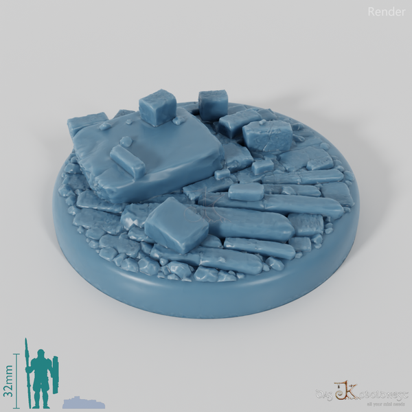 Stone Ruins Bases (Round)