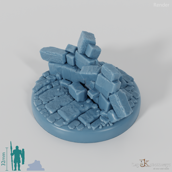Stone Ruins Bases (Round)
