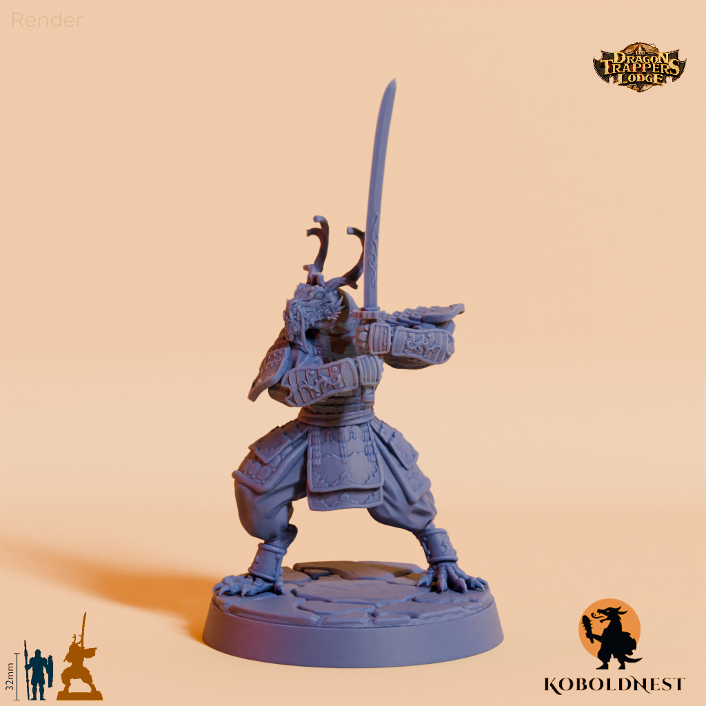 Ryuji Jadescale, Drachenvolk-Samurai