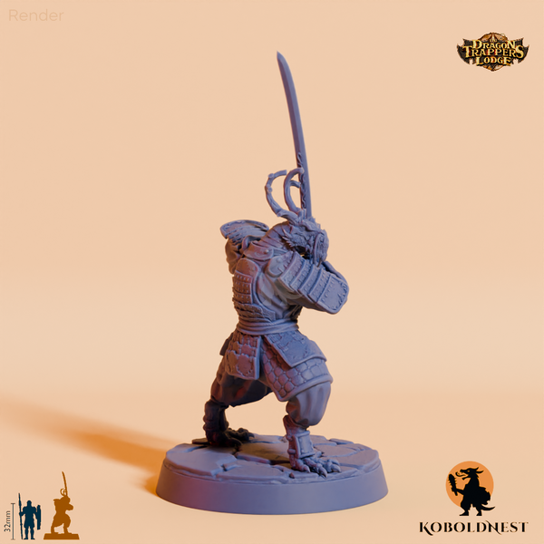 Ryuji Jadescale, Drachenvolk-Samurai
