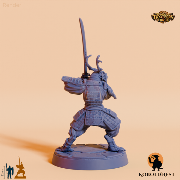 Ryuji Jadescale, Drachenvolk-Samurai
