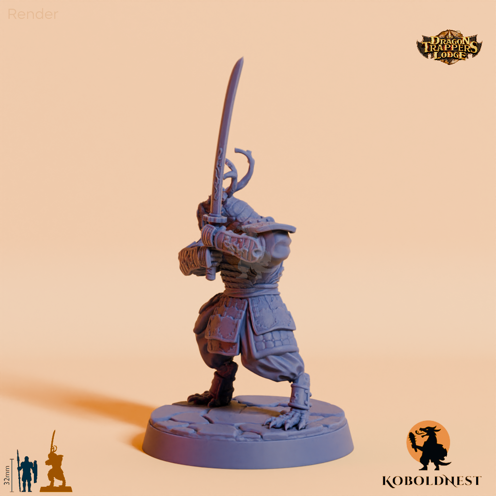 Ryuji Jadescale, Drachenvolk-Samurai
