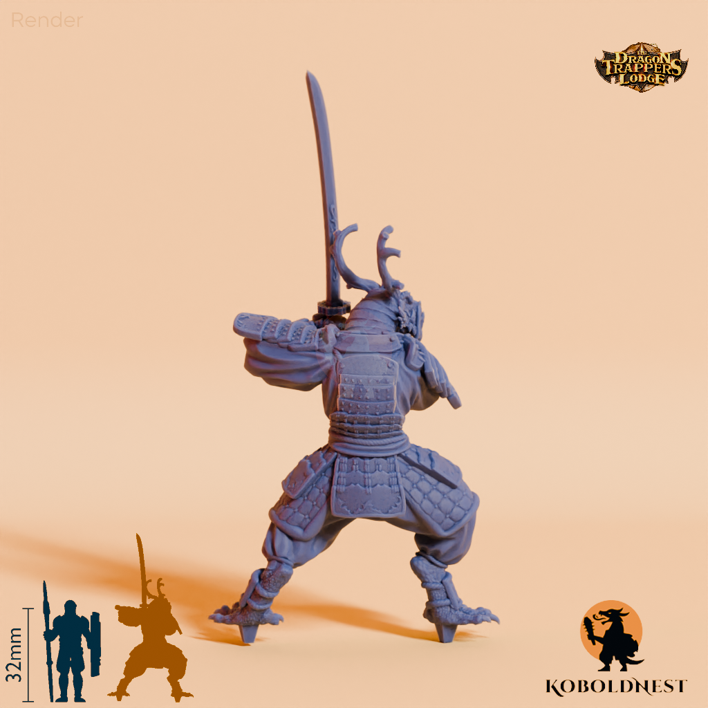 Ryuji Jadescale, Drachenvolk-Samurai