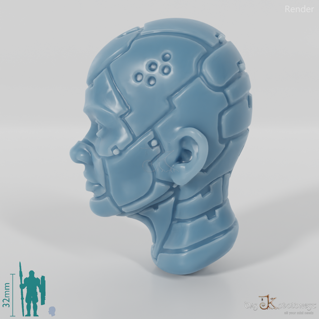 Woman's Head - SciFi Android