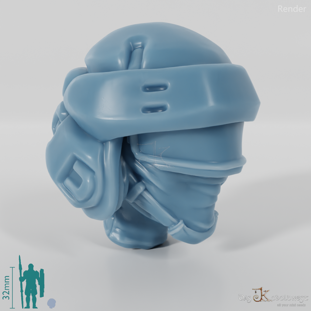 Woman's Head - SciFi Special Forces (Mask)