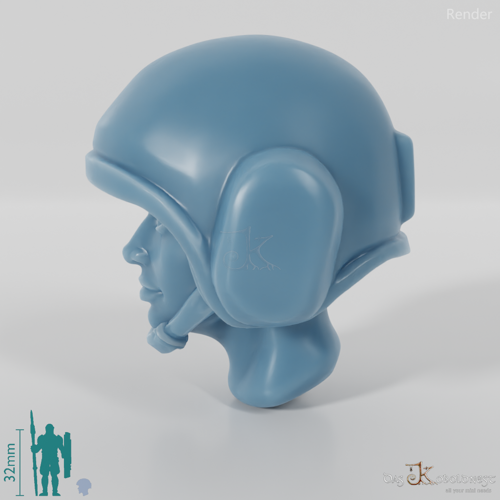 Woman's Head - SciFi Trooper