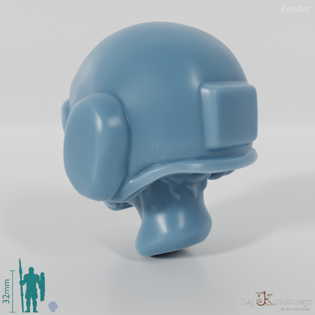 Woman's Head - SciFi Trooper