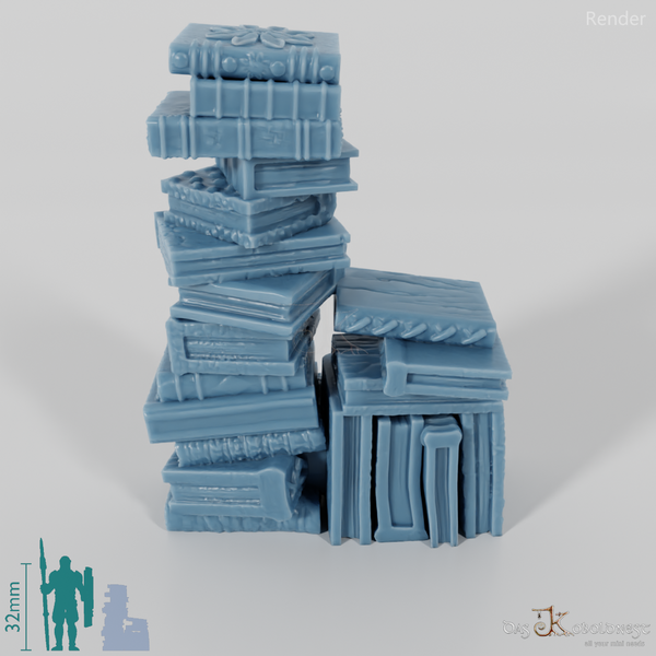 Book - High stack of books 01