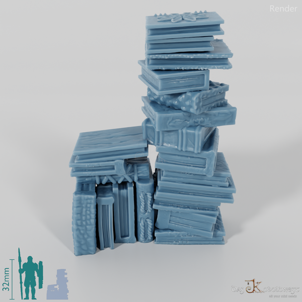 Book - High stack of books 01