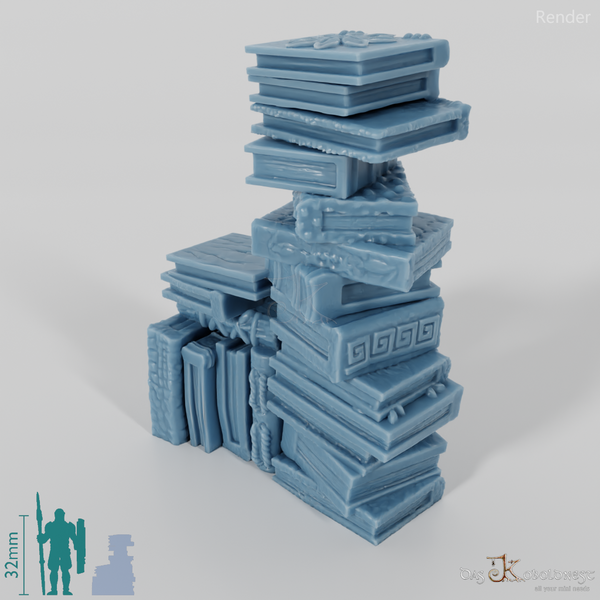 Book - High stack of books 01