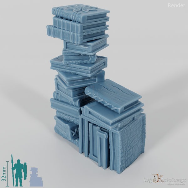 Book - High stack of books 01