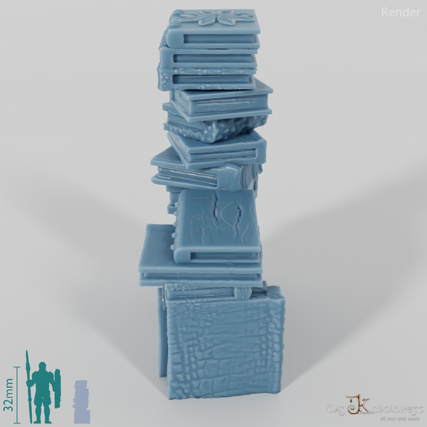 Book - High stack of books 01